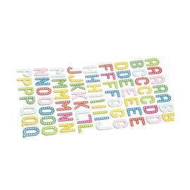 Pequeñas etiquetas engomadas lindas flexibles de la letra 3d, etiquetas engomadas del alfabeto de la espuma del PVC 3D