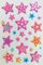 Die Cut Soft Star Shaped Stickers , Safe Non Toxic Custom Star Stickers