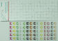 Colorful Calendar Reminder Stickers For Schedule Waterproof Vinyl Material